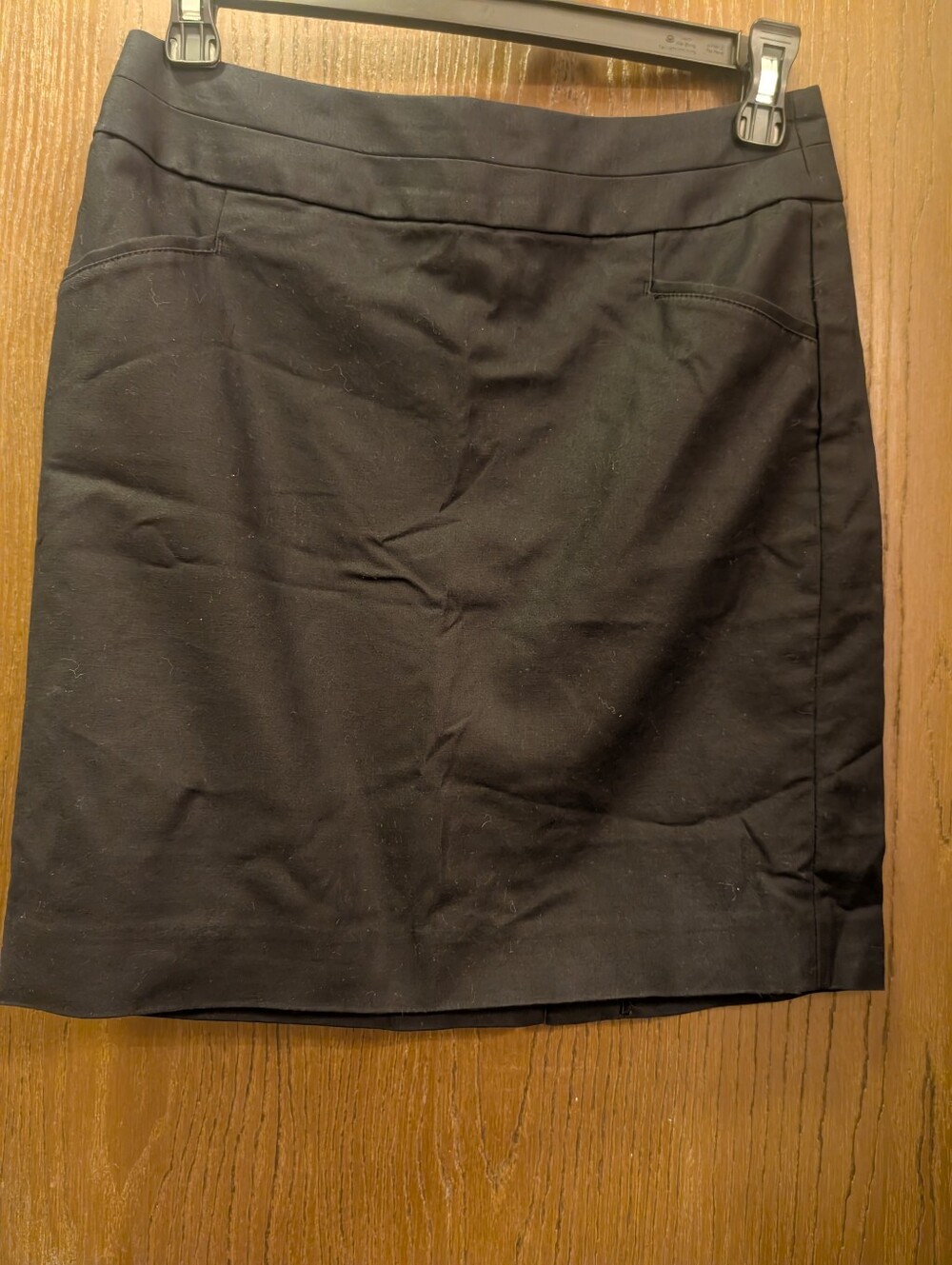 Banana Republic Petites 0P Black Dress Skirt Zip Back